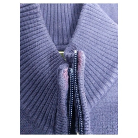 🌻🍃Eddie Bauer XL Full Zip Navy Cotton Cardigan Sweater (Bundle Sale)🌻 - Picture 9 of 15